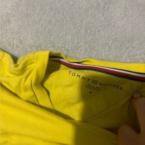 Yellow Tommy Hilfiger shirt